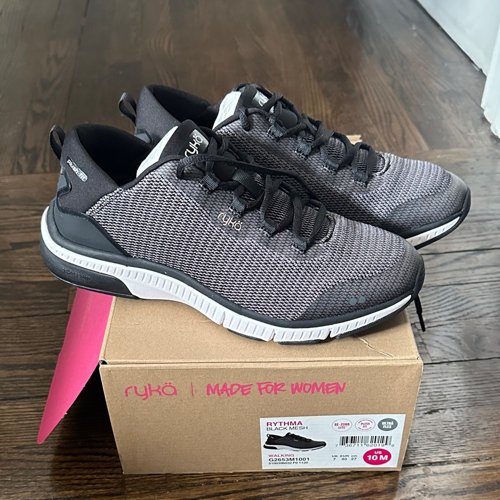 Ryka Black and Gray Women's Sneakers